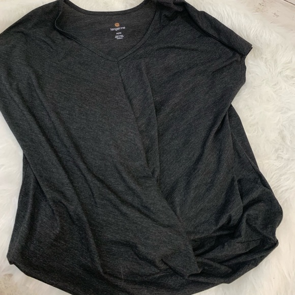 Tangerine Ladies Twisted Front Top Sz Med - Picture 4 of 5